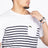 T-shirt Lacoste Rayé Marine